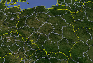 Ilustracja: ARiMR zamawia ortofotomapę satelitarną  <br />
fot. Google Earth