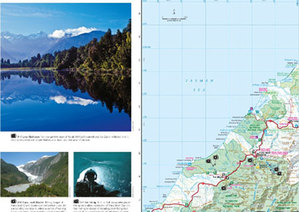 Ilustracja: Mapa kwietnia z bujną przyrodą