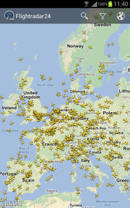 Ilustracja: Popyt na usługi lokalizacyjne będzie szybko rosnąć <br />
Aplikacja FlightRadar24
