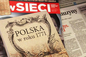 Ilustracja: Przedrozbiorowa mapa Polski "wSieci"