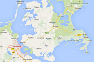 Ilustracja: Spolszczone Niemcy na Google Maps