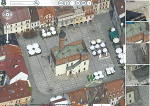 Ilustracja: Tarnów na zdjęciach ukośnych i archiwalnych