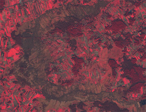 Ilustracja: Rusza teledetekcyjna inwentaryzacja w Narwiańskim PN <br />
Zmodyfikowane dane pozyskane w 2020 r. przez satelitę Sentinel-2 w ramach programu Copernicus, fot. ESA