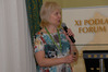Ilustracja: <b class=pic_title>XI Podlaskie Forum GIS</b> <br />
<br />
<b class=pic_description>O jakości bazy danych ewidencji gruntów i budynków opowiadała Alicja Meusz, dolnośląski WINGiK</b> <br />
<br />
<b class=pic_author>fot.  Damian Czekaj</b><br />
<br />

