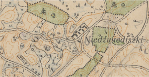 Ilustracja: Kolejne WIG-owskie nowości w Archiwum Map WIG <br />
Mapa Szczegółowa Polski, rejon Wilno, fragm. ark. 4 Wierszuliszki