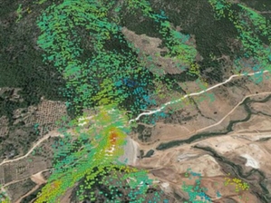 Ilustracja: Copernicus będzie monitorować deformacje w Europie <br />
Monitoring zapory z wykorzystaniem danych Sentinel-1 (fot. ESA)