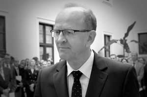 Ilustracja: Krzyż Kawalerski Orderu Odrodzenia Polski dla prof. Borkowskiego