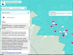 Ilustracja: Dolnośląskie uzdrowiska w wojewódzkim geoportalu