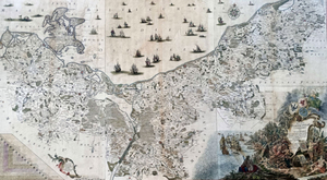 Ilustracja: Nowy nabytek Ossolineum: mapa Księstwa Pomorskiego z połowy XVIII w.