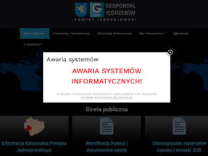 Ilustracja: [aktualizacja] Cyberatak na powiat jędrzejowski. Nie działa m.in. geoportal