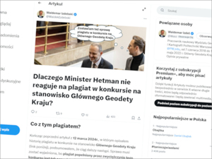 Ilustracja: O tym, jak nowa władza była informowana o plagiacie