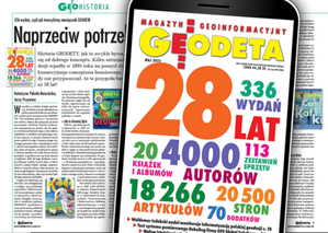 Ilustracja: Majowe wydanie GEODETY cyfrowego już do pobrania