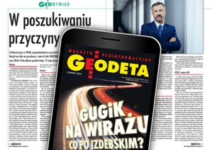 Ilustracja: Czerwcowe wydanie GEODETY cyfrowego już do pobrania