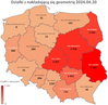 Ilustracja: W 155 powiatach występują działki z nakładającą się geometrią