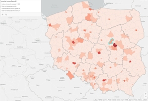 Ilustracja: Szczepienia przeciwko COVID-19 na mapach