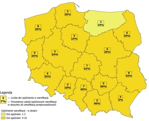Ilustracja: Badanie GUGiK: weryfikacja 30% prac opóźniona