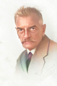 Ilustracja: SGP uczciło urodziny wielkiego kartografa <br />
Prof. Eugeniusz Romer. Fotografię odnowił i pokolorował Mirosław Marciniak