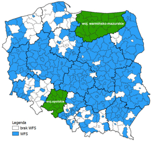 Ilustracja: Już ponad 3/4 powiatów pozwala pobierać EGiB przez WFS