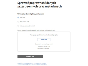 Ilustracja: Aktualizacja rządowego walidatora danych planistycznych