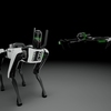 Ilustracja: <b class=pic_title>Pomiarowe nowości na targach Intergeo 2021</b> <br />
<br />
<b class=pic_description>BLK2FLY i BLK ARC to nowe autonomiczne systemy skanujące firmy Leica Geosystems. Jak twierdzi producent, BLK2FLY to pierwszy bezzałogowiec w pełni zintegrowany z lidarem. System oferuje m.in. w pełni automatyczne planowanie i wykonywanie nalotu, omijanie przeszkód, a także możliwość autonomicznego lotu również we wnętrzach budynków. Z kolei Leica BLK ARC to mobilny skaner BLK zamontowany na robocie Spot marki Boston Dynamics. Producent podkreśla, że wyróżnikiem jego systemu jest wysoki stopień autonomiczności. Wystarczy zdefiniować trasę pomiaru na modelu BIM lub planie budynku, a robot samodzielnie wykona mobilny skaning oraz panoramiczne zdjęcia obiektu</b> <br />
<br />
<b class=pic_author>fot.  Leica Geosystems</b><br />
<br />
